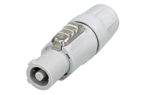 Afbeelding van powerCON 20A kabeldeel 2 pin + aarde pen grijs BULK