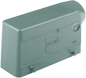 Picture of Han 24B-2LOCK kabelhuis laag zij-invoer M32 grijs