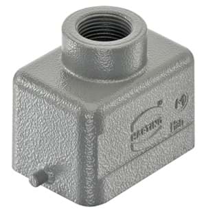 Bild von Han  6B-1LOCK kabelhuis laag top-invoer M20 grijs