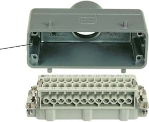 Bild von Han 10B-2LOCK kabelhuis laag top-invoer M25 zwart