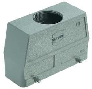 Picture of Han 24B-2LOCK kabelhuis hoog top-invoer M32 grijs