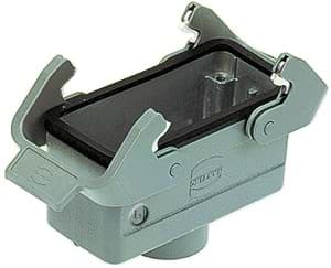 Bild von Han 10B-2LOCK koppelhuis laag top-invoer M20 grijs