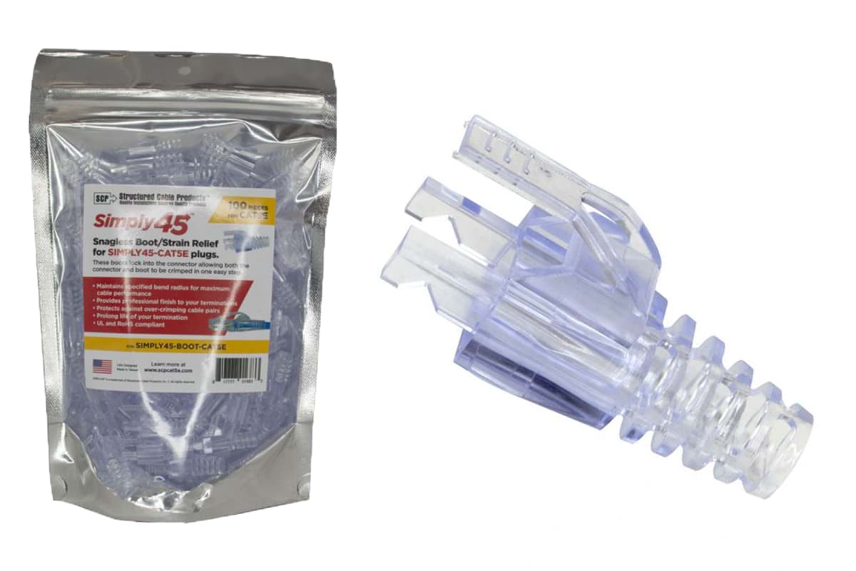 Afbeelding van RJ45 Simply45-tule tbv CAT5e transparant