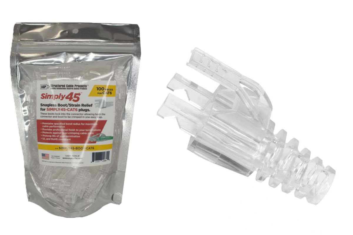 Afbeelding van RJ45 Simply45-tule tbv CAT6/6A transparant ZK100