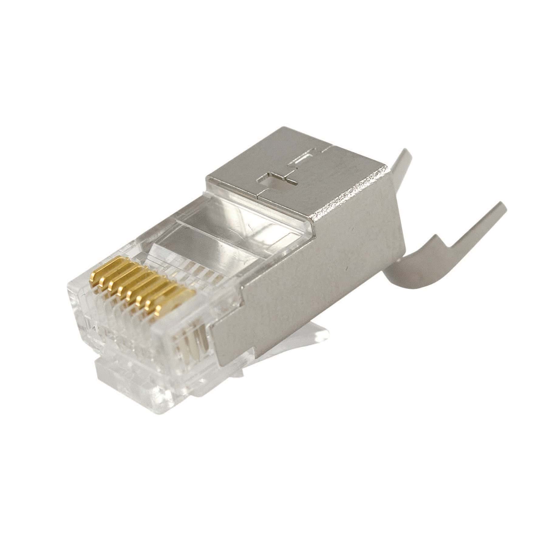 Afbeelding van RJ45 connector CAT6A FTP AWG23/24 solid/stranded d<8mm +bar +clamp