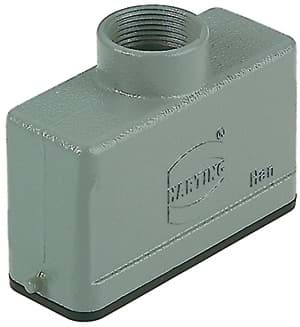Picture of Han 16A-1LOCK kabelhuis laag top-invoer PG16 grijs