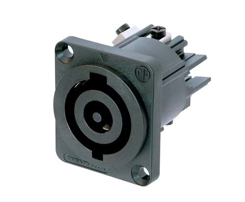 Bild von powerCON 32A paneelmontage 2 pin + aarde pen POWER-IN