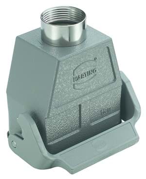 Bild von Han 10B-1LOCK koppelhuis hoog top-invoer PG21 grijs