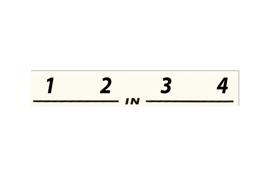 Picture of stagebox NSB Label 1-4 IN