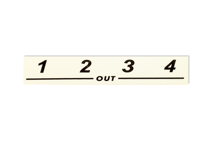 Picture of stagebox NSB Label 1-4 OUT