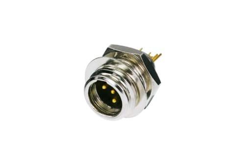 Bild von TINY XLR chassis 4p male nikkel