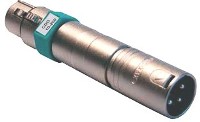 Picture of adapter XLR-female <> XLR-male verzwakker 10db