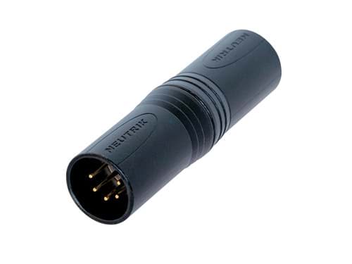 Picture of adapter XLR-5p-male <> XLR-5p-male zwart