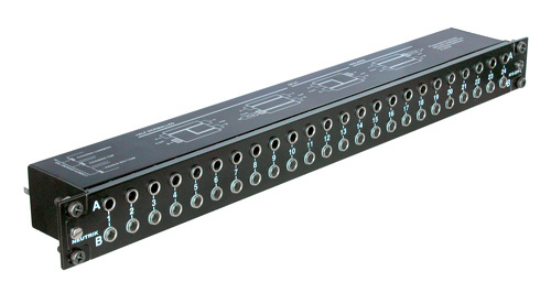 Bild von patchpanel 1HE 2x24 jack 6.35mm