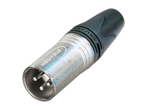 Afbeelding van XLR kabeldeel 3 pin pen nikkel behuizing Ag contact d8-10mm BULK