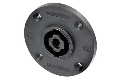 Bild von speakON 4-polig chassis rond tab 4.8x0.5mm IEC62368-1