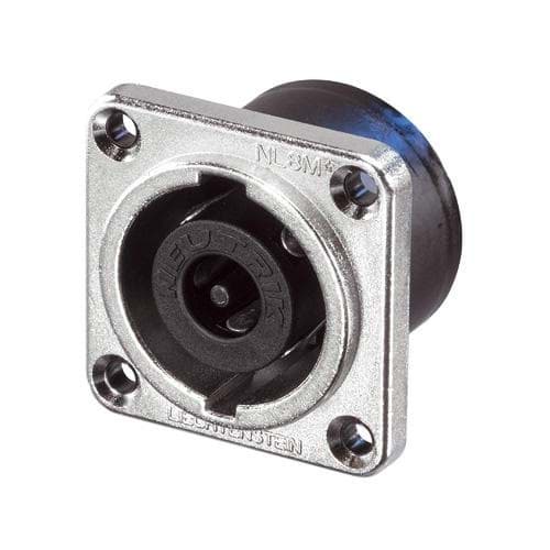 Bild von speakON 8-polig chassis nikkel tab 4,8x0,5mm