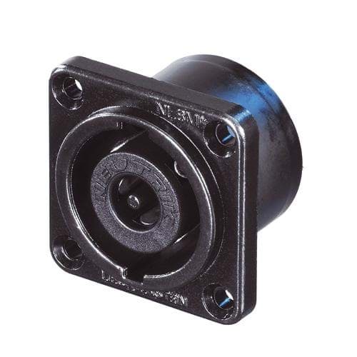 Bild von speakON 8-polig chassis zwart tab 4,8x0,5mm