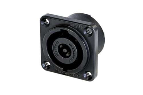 Bild von speakON 8-polig chassis zwart tab 4,8x0,5mm IEC62368-1