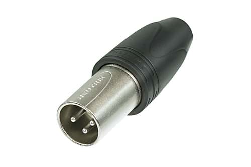 Afbeelding van XLR kabeldeel 3 pin pen nikkel behuizing goudcontacten IP67 BULK