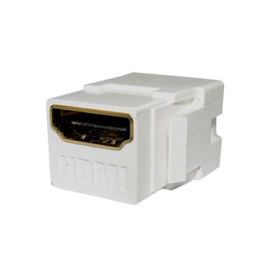 Picture of keystone insert HDMI fem-fem white