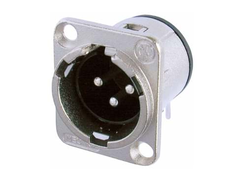 Bild von XLR chassis D 3p male PCB-H