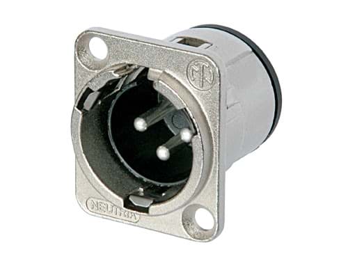 Bild von XLR chassis D 3p male PCB-V