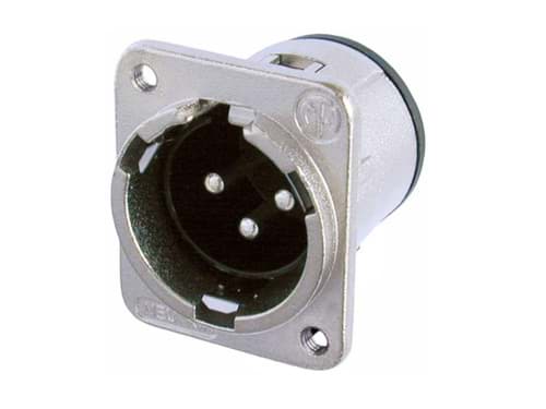 Bild von XLR chassis D 3p male PCB-V M3
