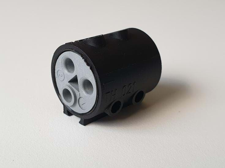 Bild von klemmenstrook rond 3-polig 4mm2 schroef 32A IP20 TEEDRUM