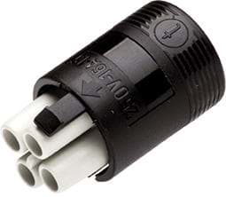 Bild von TEEPLUG TH380 kabeldeel+clip 4p(3p+PE) bus krimp 10A D10 IP20