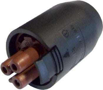 Afbeelding van TEEPLUG TH388 kabeldeel+clip 3p(2p+PE) bus krimp D17 IP20 BULK