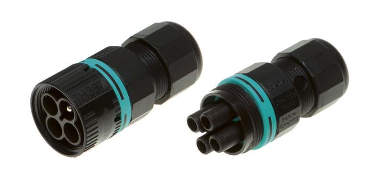 Picture of mini-TEEPLUG kabeldeelset 4p schroef 17,5A IP68 RETAIL