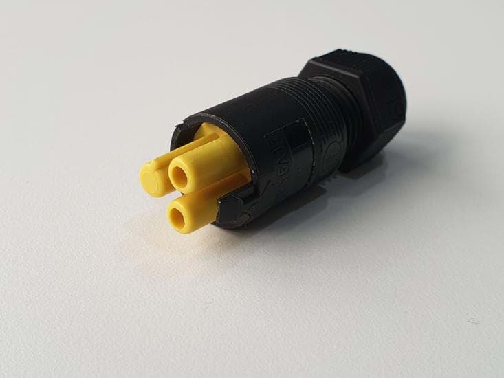 Afbeelding van TEEPLUG TH382 kabeldeel+clip 2p bus schroef D7-9.5 IP40 BULK