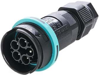 Bild von TEEPLUG TH405 kabeldeel 5p(4p+PE) pen schroef D7-14 IP68