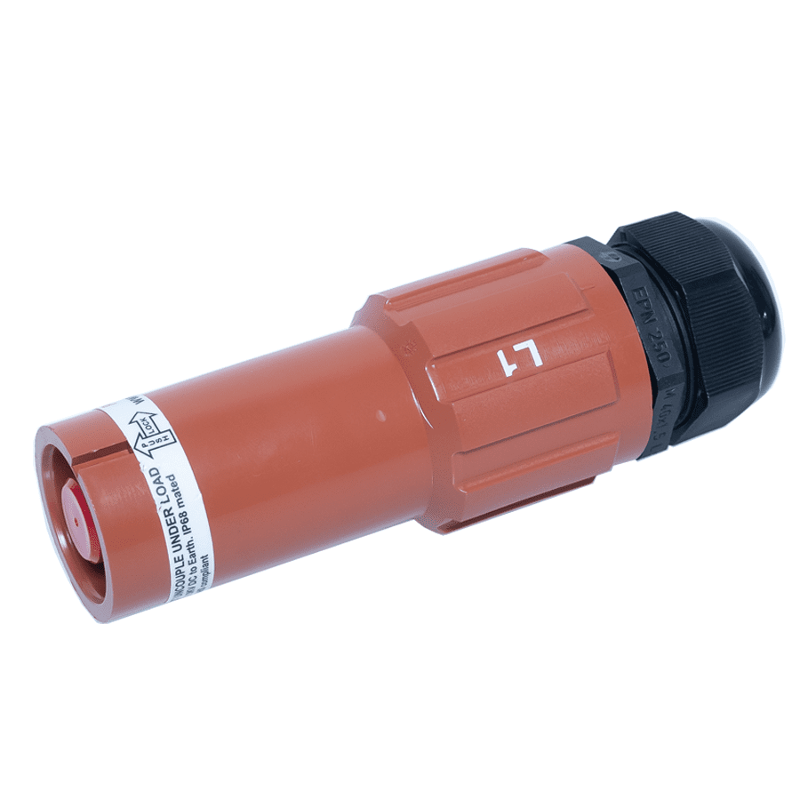Picture of Powerline QC cable-source 120mm2 BIMETAL d=21-25mm L1 brown