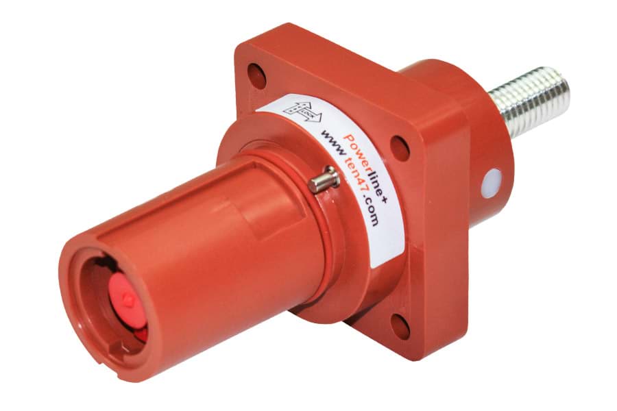 Bild von Powerline QC panel-drain 750A M12 Post L1 brown