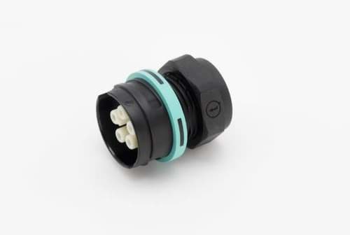 Bild von TEEPLUG TH406 chassis+moer M25 5p(4p+PE) bus schroef 17A IP68