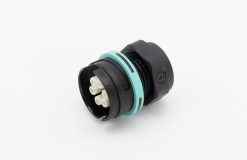 Bild von TEEPLUG TH406 chassis+moer M25 6p(5p+PE) bus schroef 17A IP68