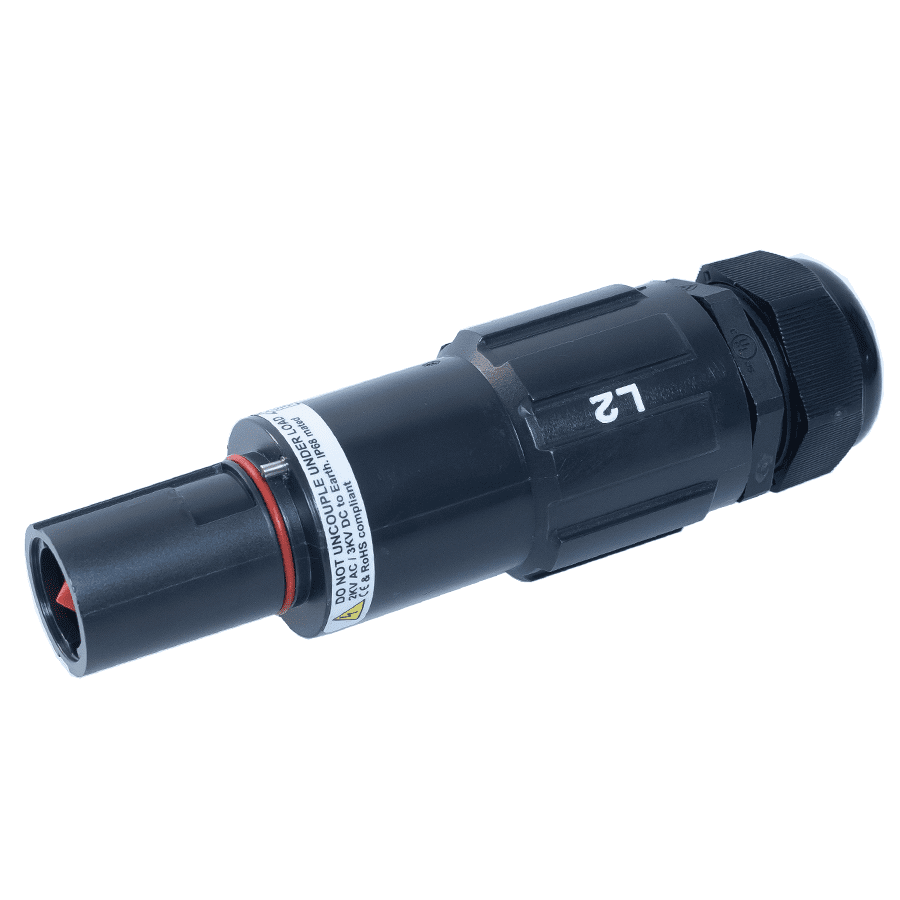 Picture of Powerline QC cable-drain 150mm2 BIMETAL d=26-32mm L2 black