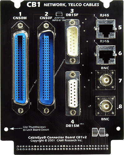 Afbeelding van Connector Board Set CB1 (CN50 DB15 BNC RJ45)