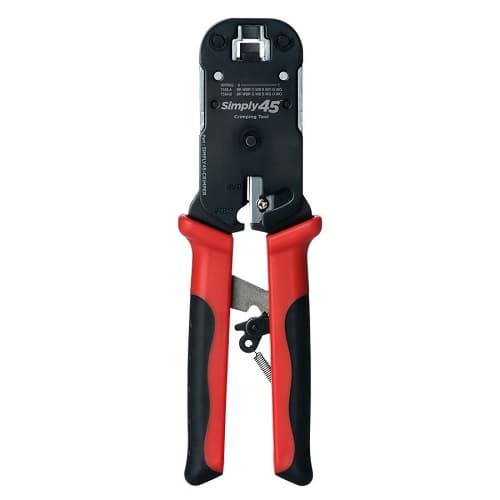 Afbeelding van krimptang Simply45-RJ45-PassThrough UTP/STP internal ground