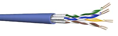 Afbeelding van datakabel CAT6A U/FTP 500MHz 4PxAWG23 Eca blauw HDBT UC500 Draka HA500