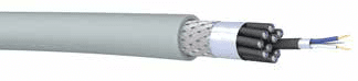 Afbeelding van audiomultikabel  2x2x0,14mm2 110-AES/EBU Dca-s2d2a1 grijs