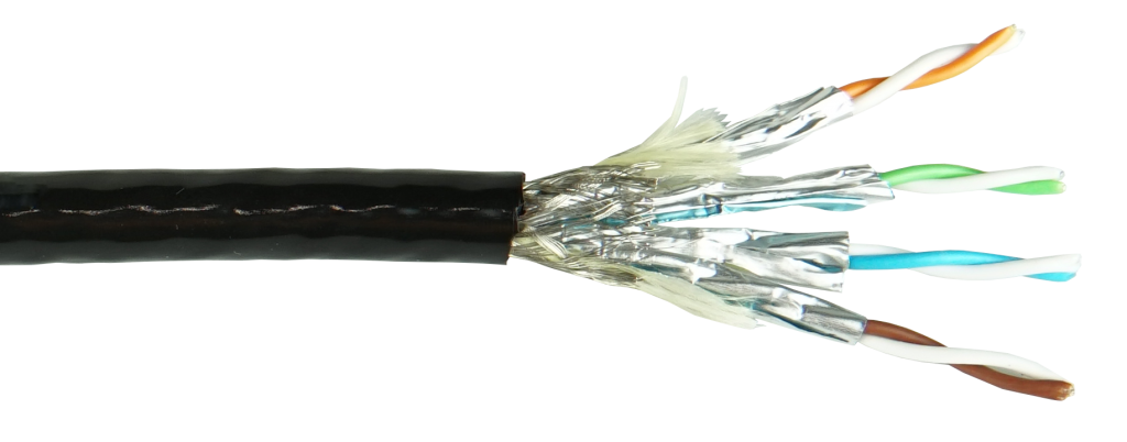Afbeelding van datakabel PATCH CAT5E SF/UTP 100MHz 4PxAWG24/7 PUR zwart ProPlex MTR