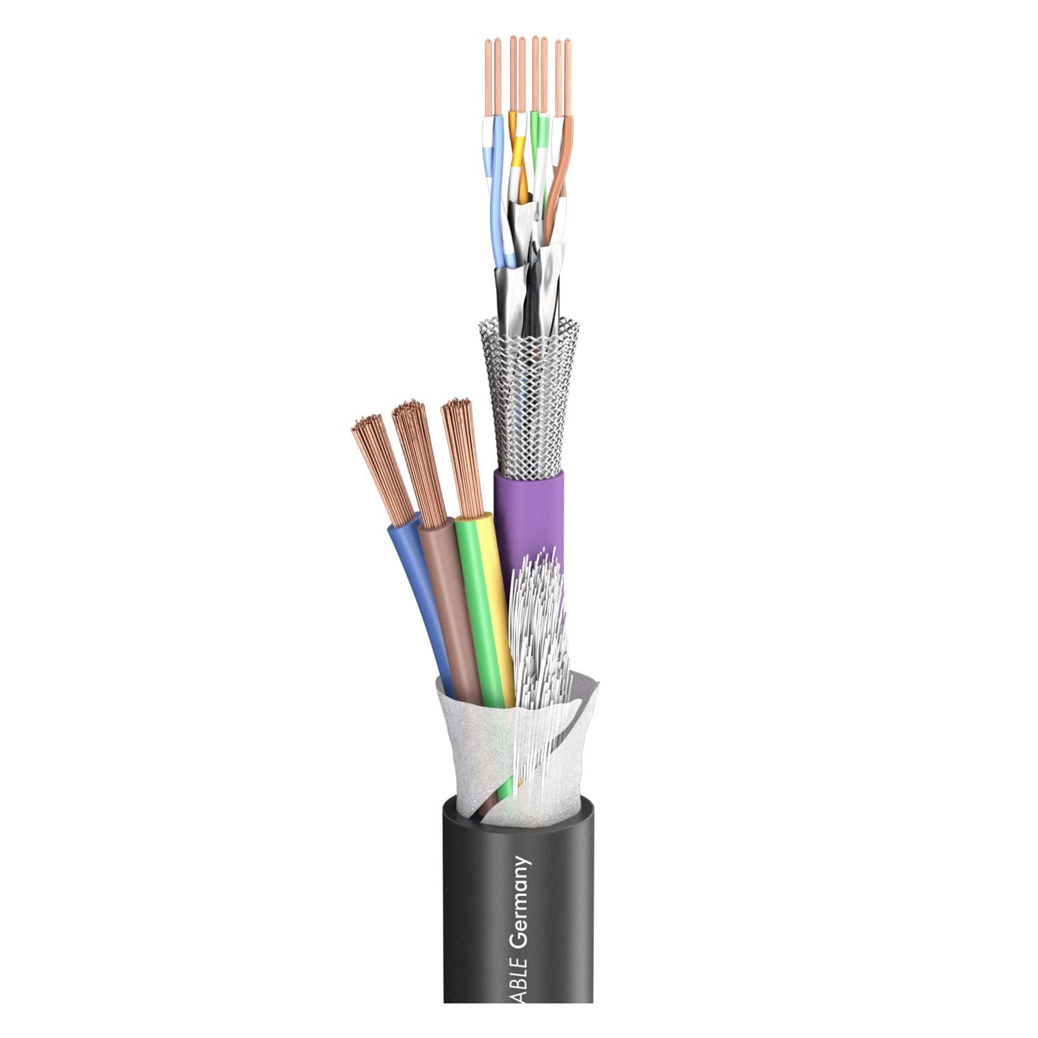 Bild von combikabel 1xCAT7+3x2,5mm2 PVC Sommer