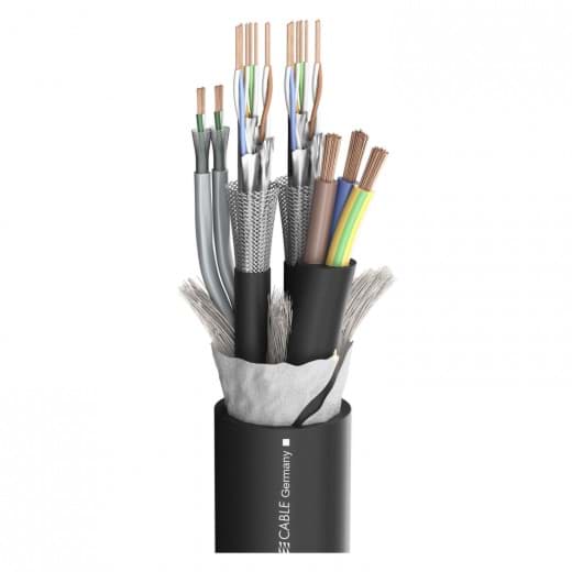 Bild von combikabel 2xCAT7+2xSignaalPaar110+Voeding-3G2,5mm2 PVC Sommer