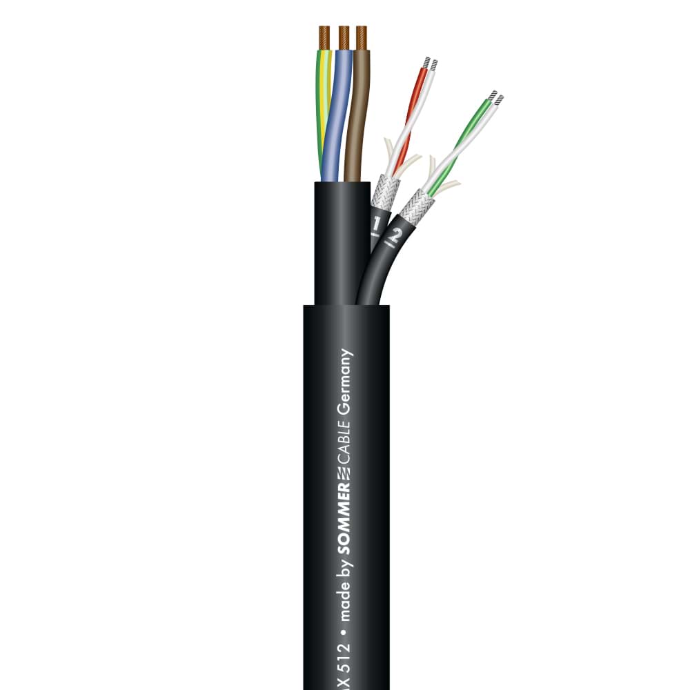 Bild von combikabel 2xSignaalPaar110 +Voeding-3G2,5mm2 PVC Sommer