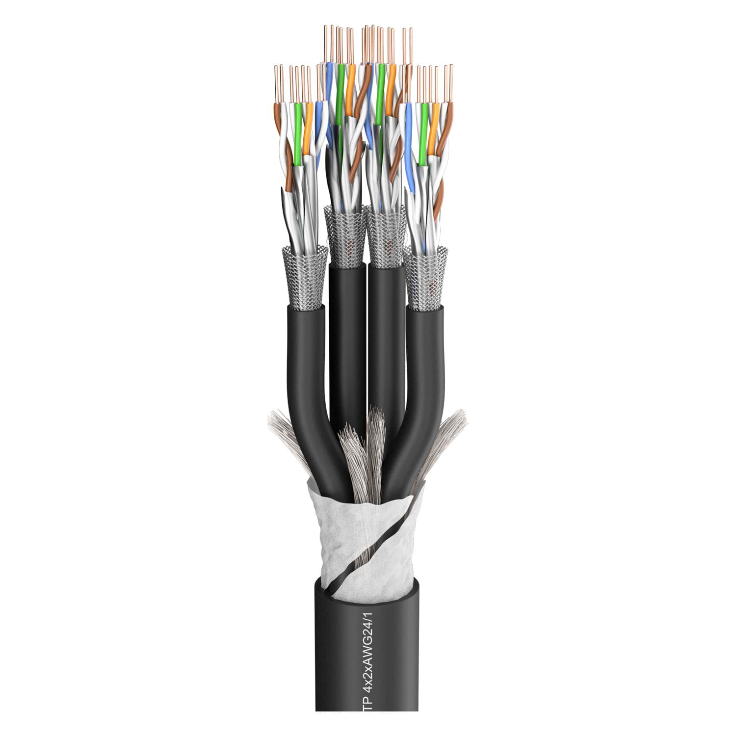 Bild von combikabel 4xCAT7 AWG24/1 PVC Sommer