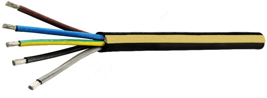 Bild von Alukaflex kabel 07BN4-AF  5G 35mm2 rubber Eca zwart