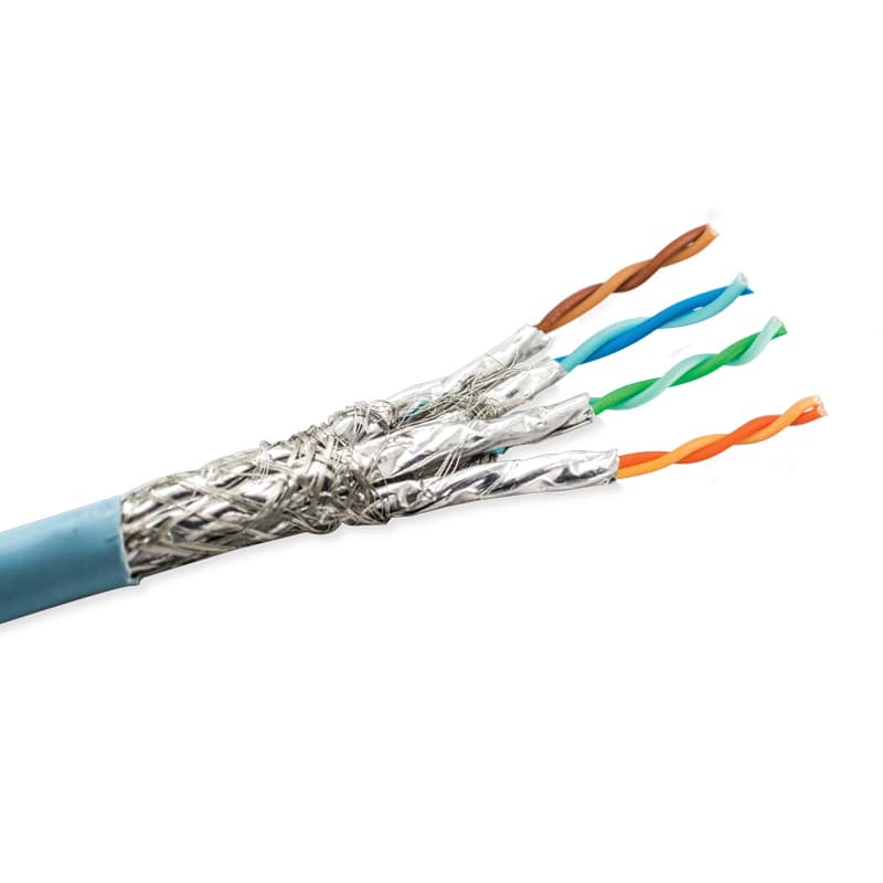 Picture of datakabel CAT7A S/FTP 1200Mhz 4PxAWG23 B2ca blauw SCP HA305